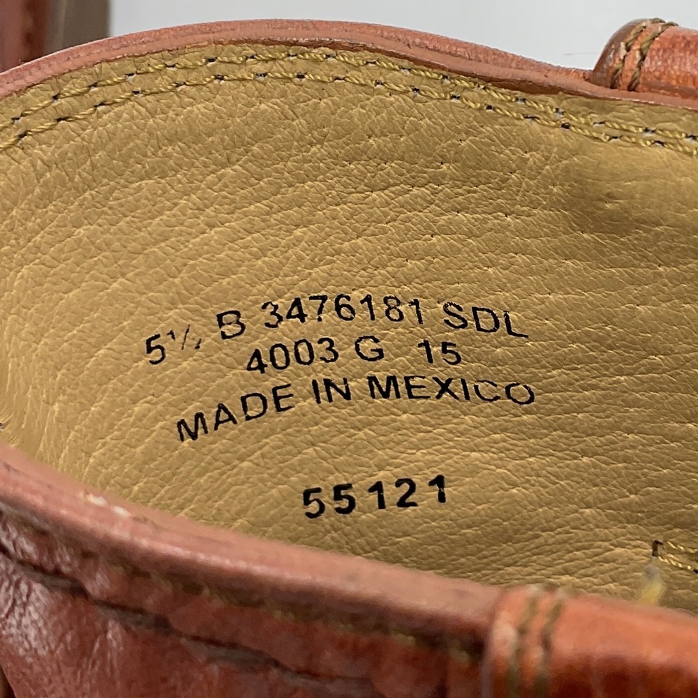Frye EUC Anna Shortie Short Boots Stitch Side Cognac Warm Brown Gorgeous 5.5 B - Picture 13 of 16
